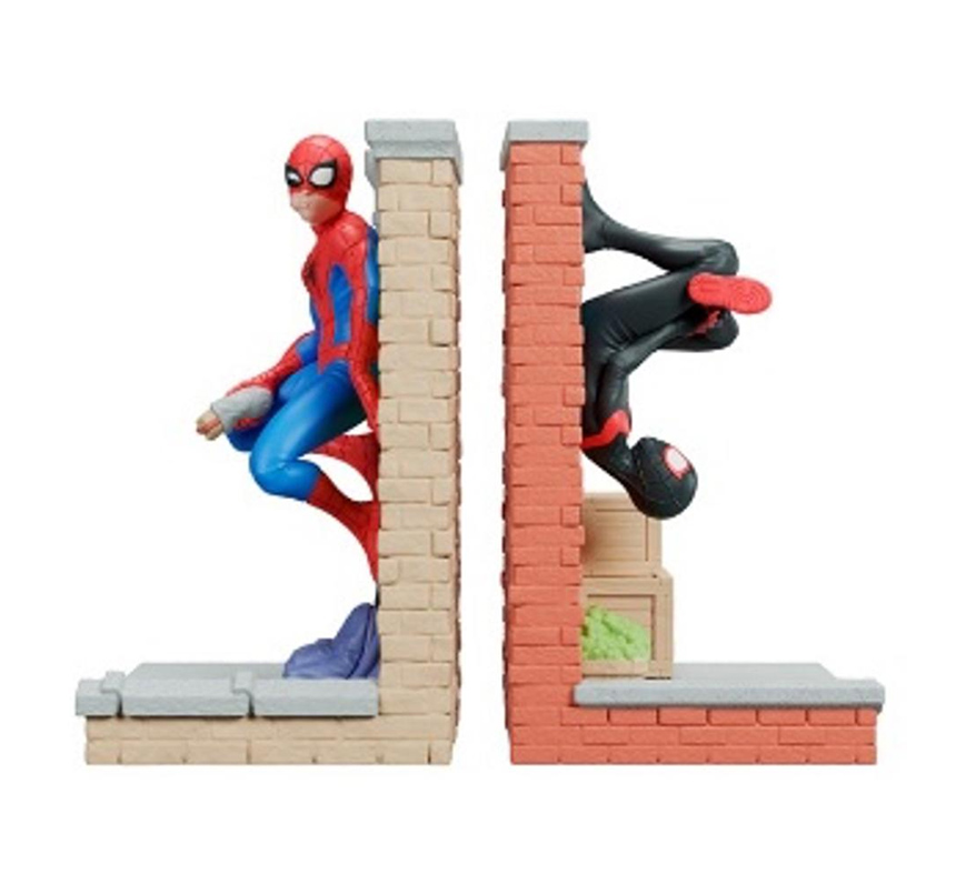 Apoios de Livros Homem-Aranha Bookends com Peter Parker e Miles Morales