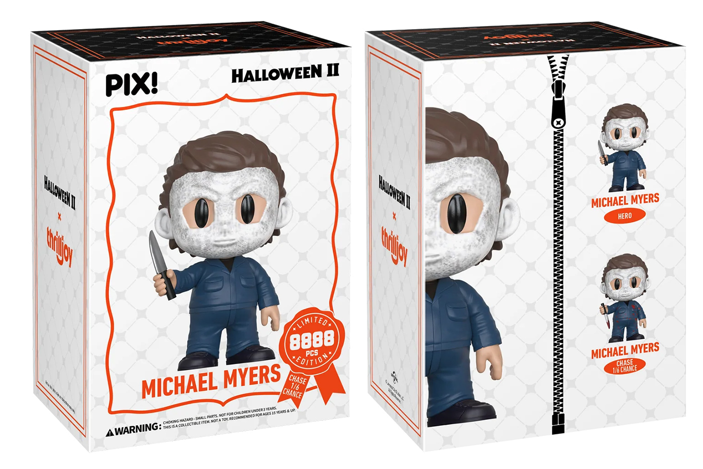 Boneco Thrilljoy PIX! Michael Myers em Halloween 2 - O Pesadelo Continua