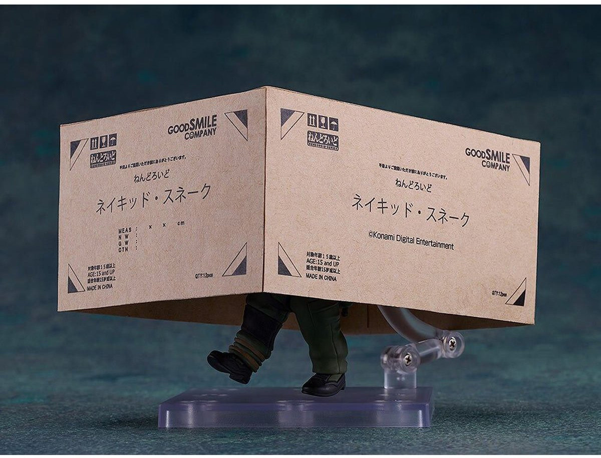 Boneco Nendoroid Naked Snake do Game Metal Gear Solid Delta: Snake Eater