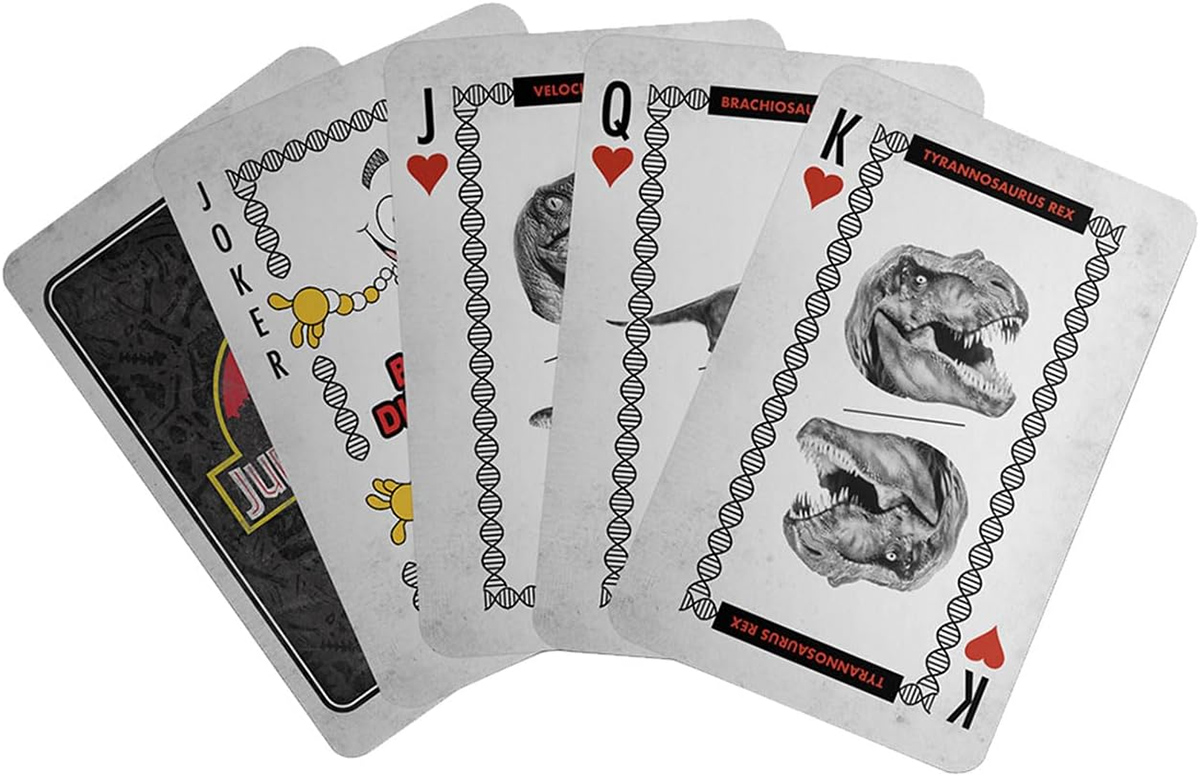 Baralho Fanattik Jurassic Park, o Parque dos Dinossauros