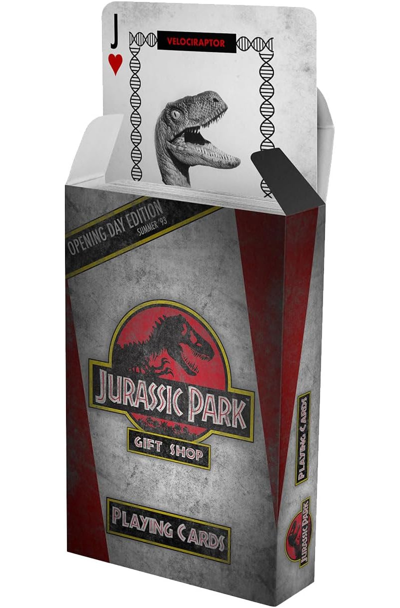 Baralho Fanattik Jurassic Park, o Parque dos Dinossauros