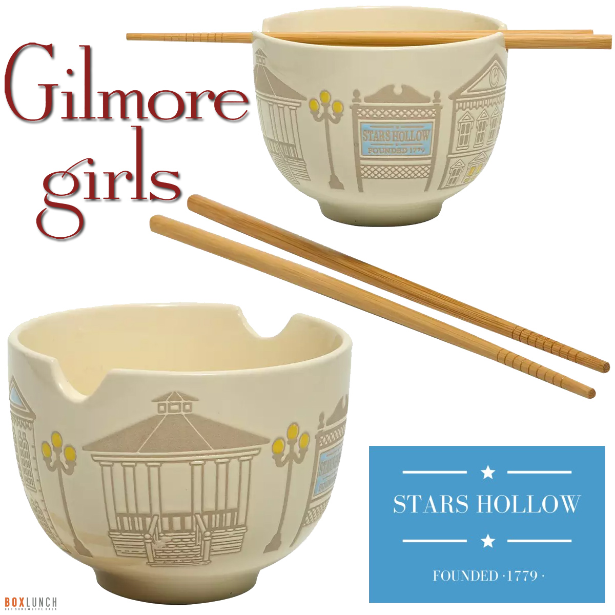 Tigela Ramen Gilmore Girls “Stars Hollow”