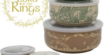 Conjunto de Potes com Tampas de O Senhor dos Anéis