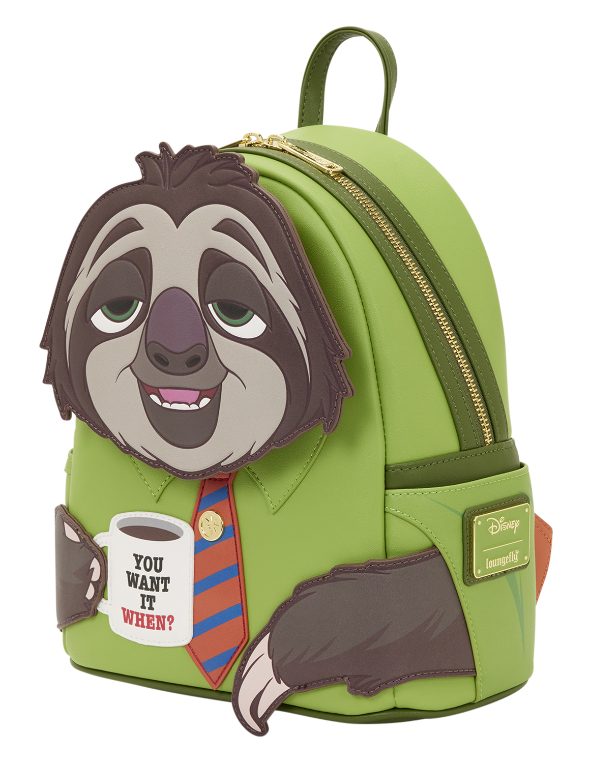 Mini-Mochila Bicho Preguiça Flash de Zootopia (Disney)