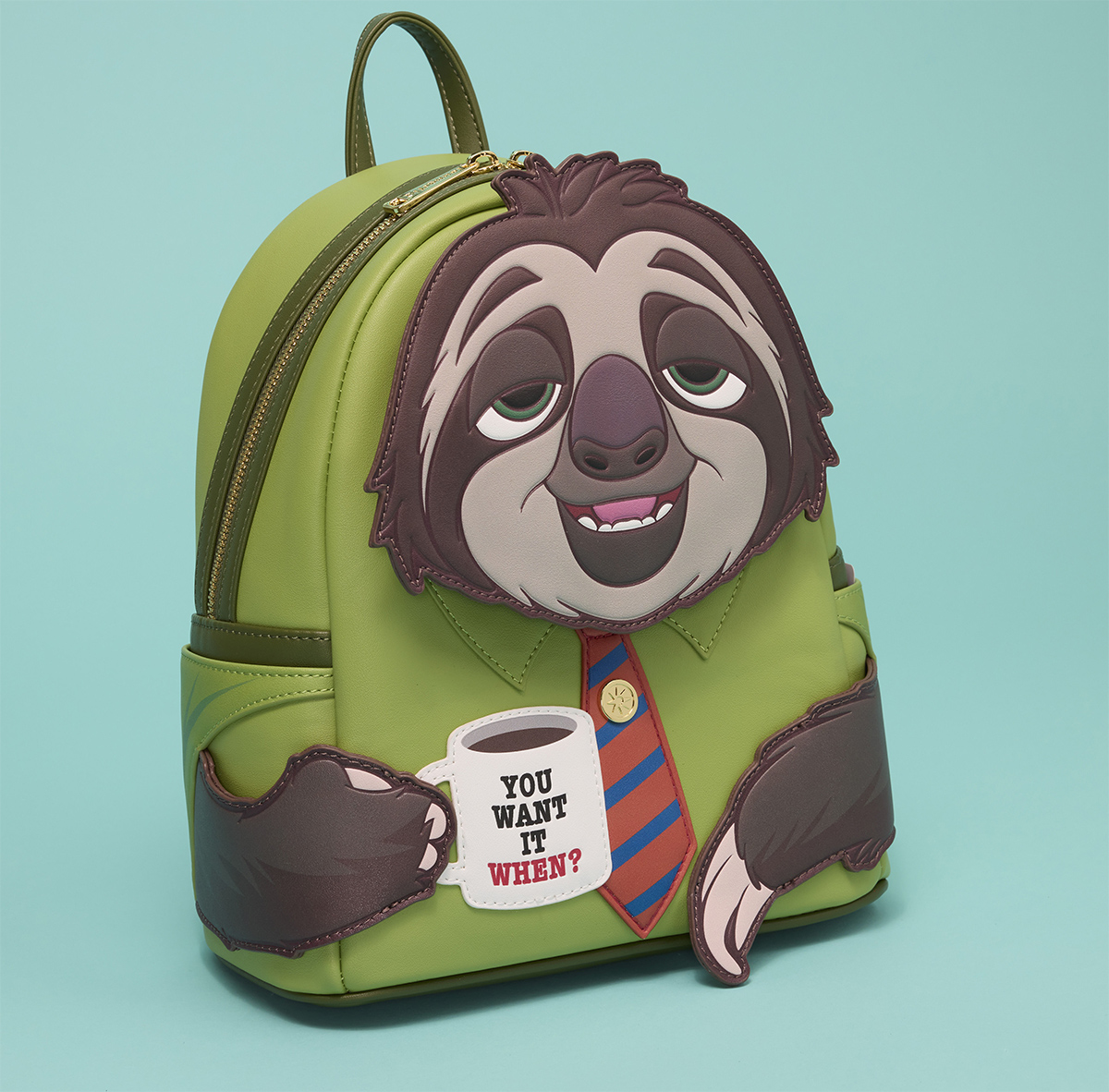 Mini-Mochila Bicho Preguiça Flash de Zootopia (Disney)