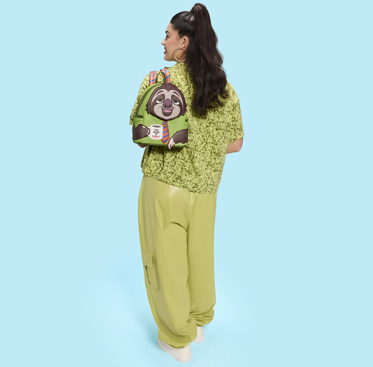 Mini-Mochila Bicho Preguiça Flash de Zootopia (Disney)