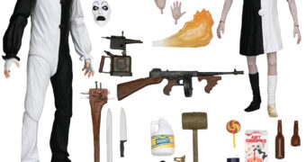 Action Figures Ultimate Art, o Palhaço, e a Pequena Garota Pálida (Neca)