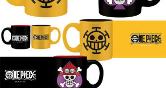 Canecas de Expresso One Piece: Trafalgar D. Water Law e Portgas D. Ace