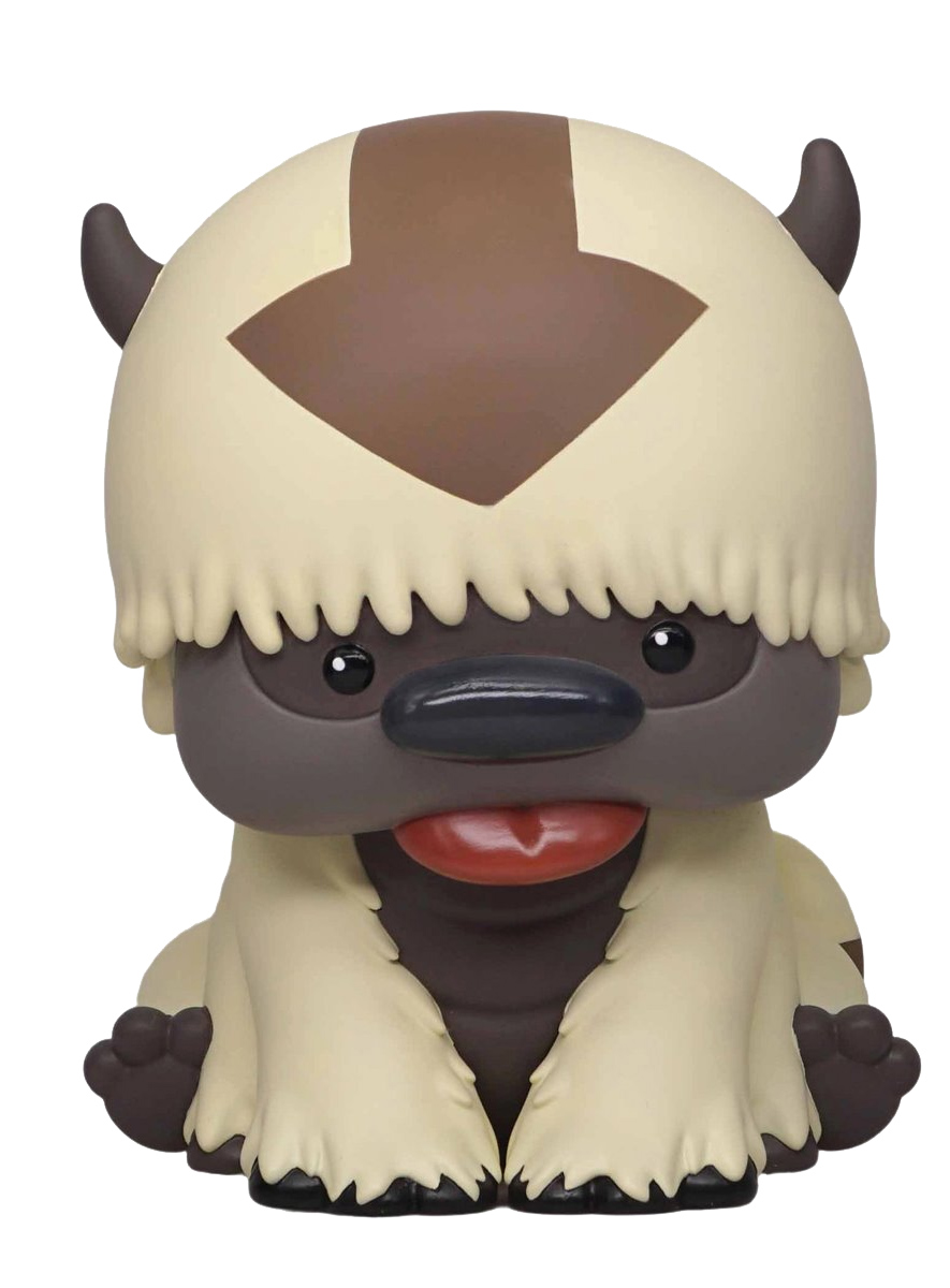 Cofres Avatar: A Lenda de Aang PVC Figural Bank com o Nômade do Ar e o Bisão Voador