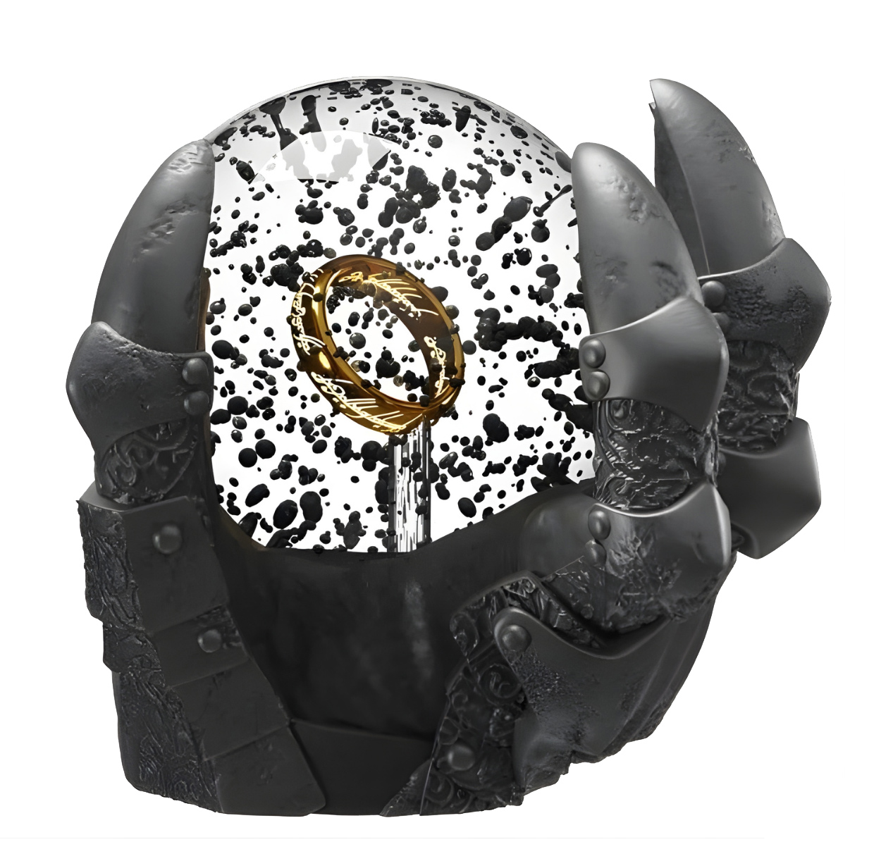 Globo de Neve O Senhor dos Anéis: Sauron Segurando o Um Anel