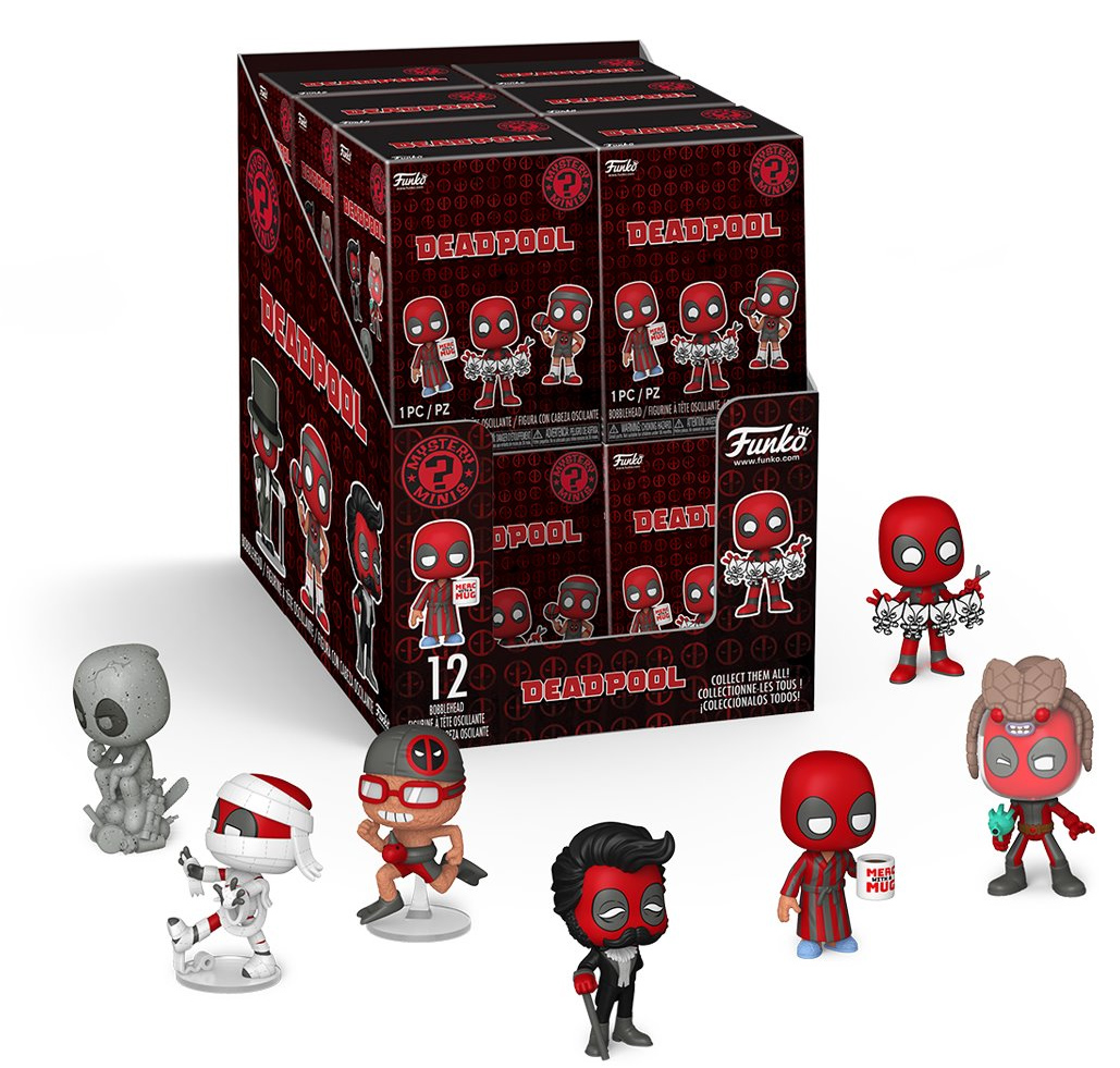 Mini-Figuras Deadpool Mystery Minis (Blind-Box)