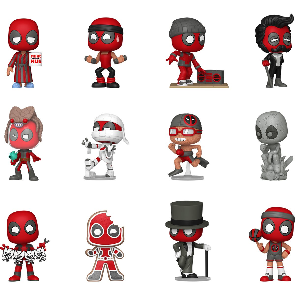 Mini-Figuras Deadpool Mystery Minis (Blind-Box)