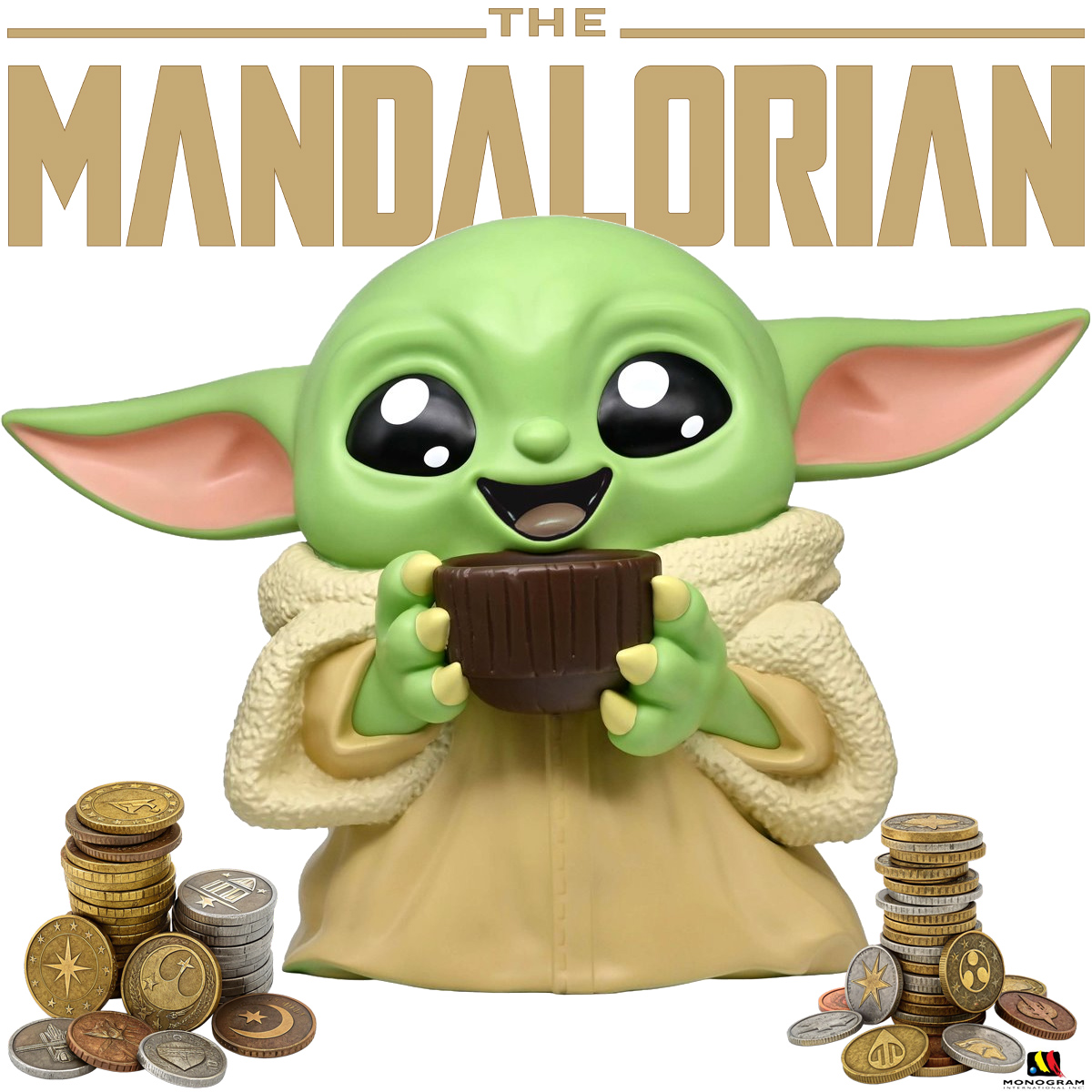 Cofre Grogu PVC Figural Bank em Tamanho Jumbo (Star Wars: The Mandalorian)