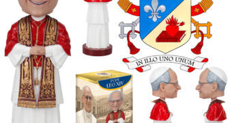 Boneco Bobble Head de Sua Santidade o Papa Leão XIV (Páscoa 2026)