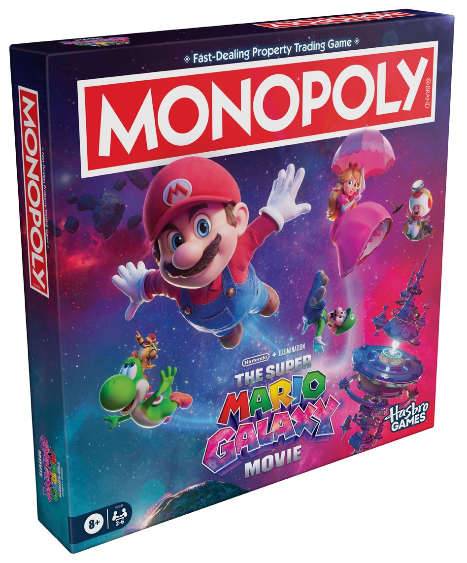 Jogo Monopoly Super Mario Galaxy: O Filme
