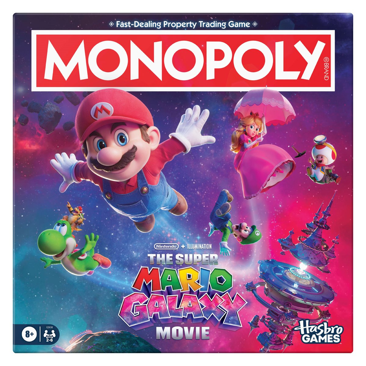 Jogo Monopoly Super Mario Galaxy: O Filme