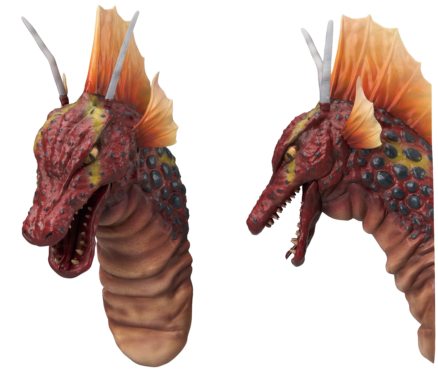 Mini-Bustos com Imãs Godzilla Monster Head Magnets (The Biography of The Most Terrifying Monster King)