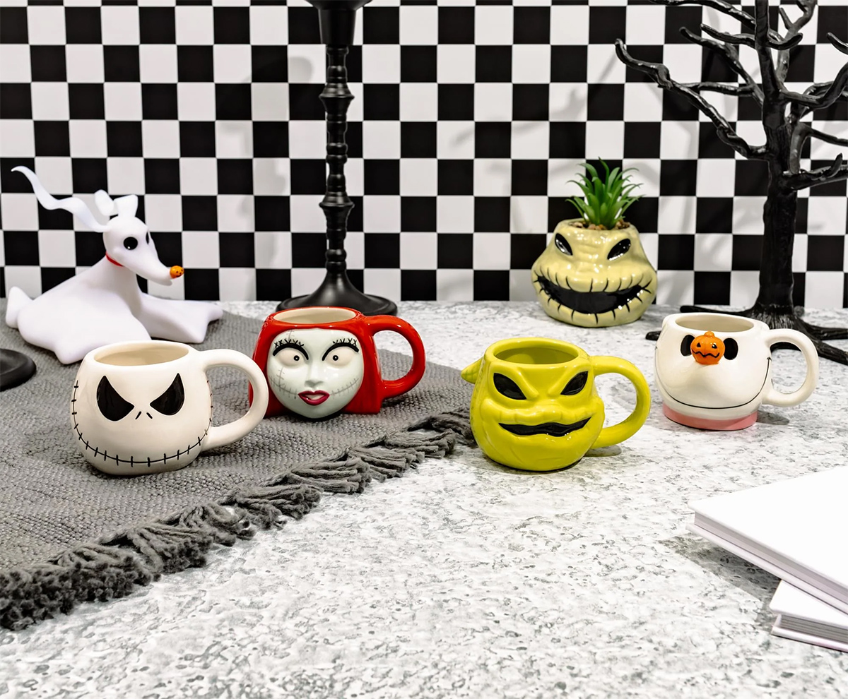 Mini-Canecas 3D O Estranho Mundo de Jack (The Nightmare Before Christmas)
