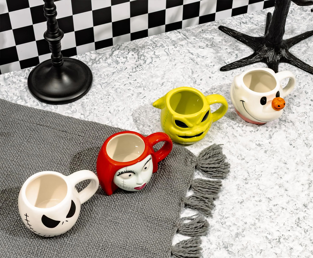 Mini-Canecas 3D O Estranho Mundo de Jack (The Nightmare Before Christmas)