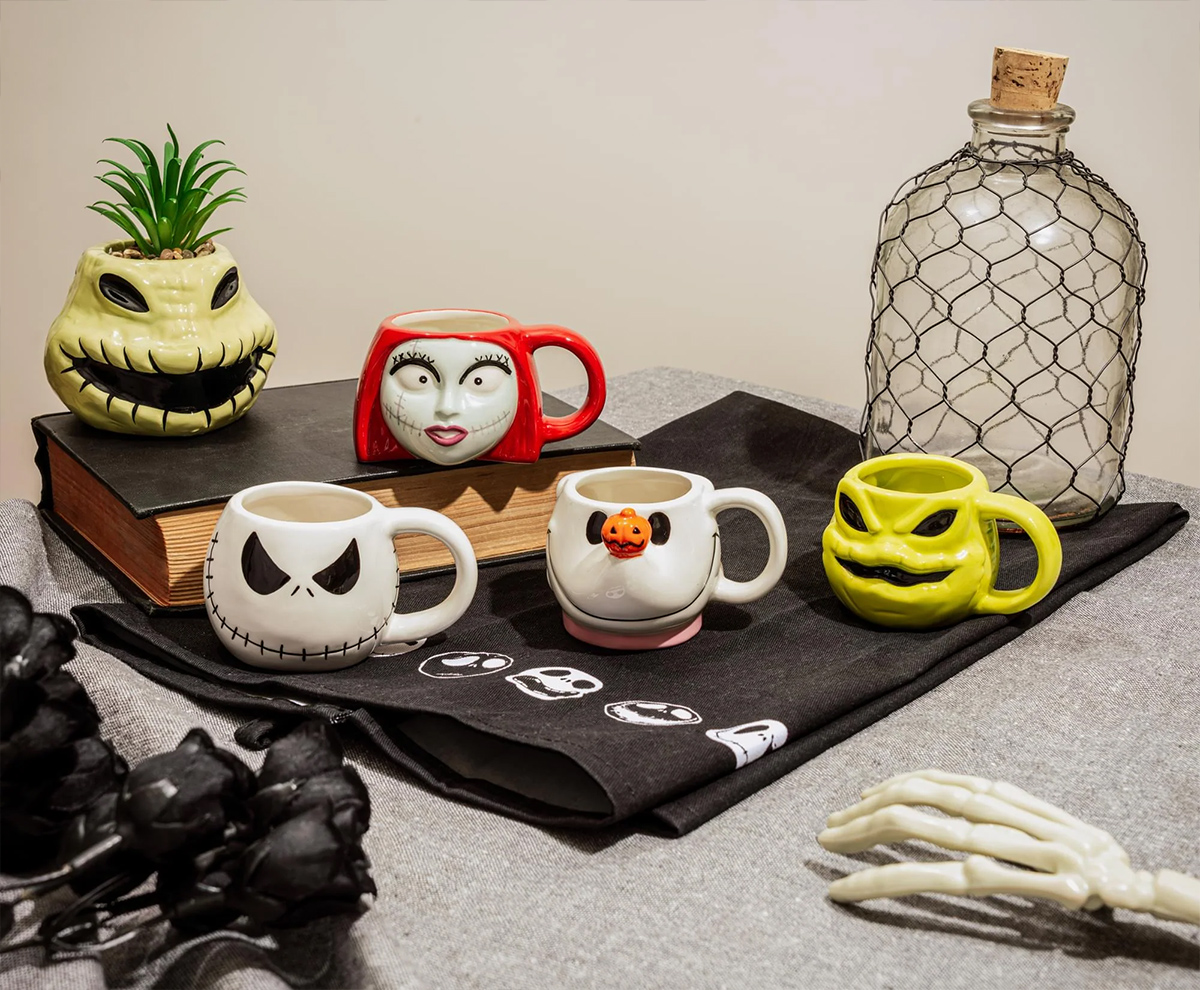 Mini-Canecas 3D O Estranho Mundo de Jack (The Nightmare Before Christmas)