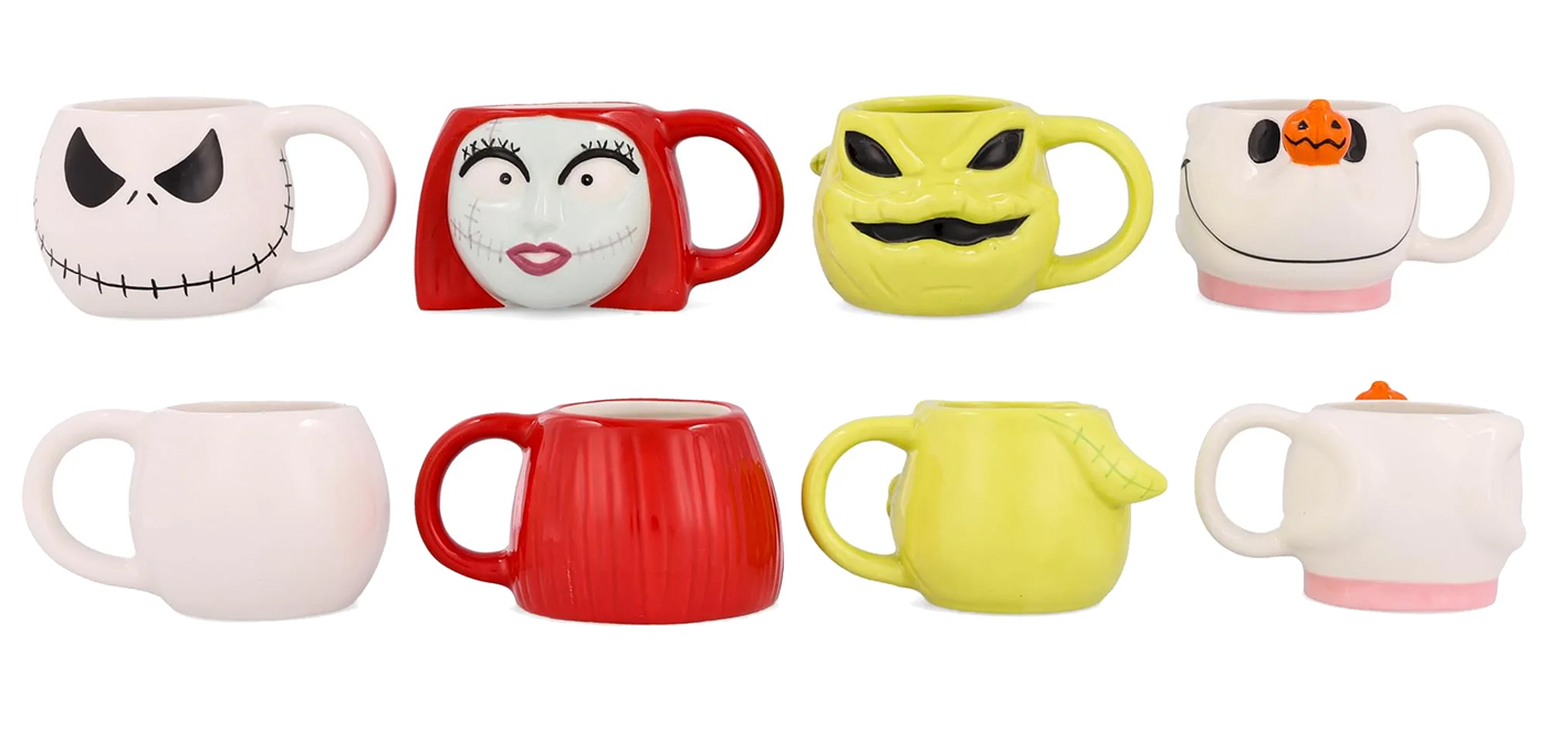 Mini-Canecas 3D O Estranho Mundo de Jack (The Nightmare Before Christmas)