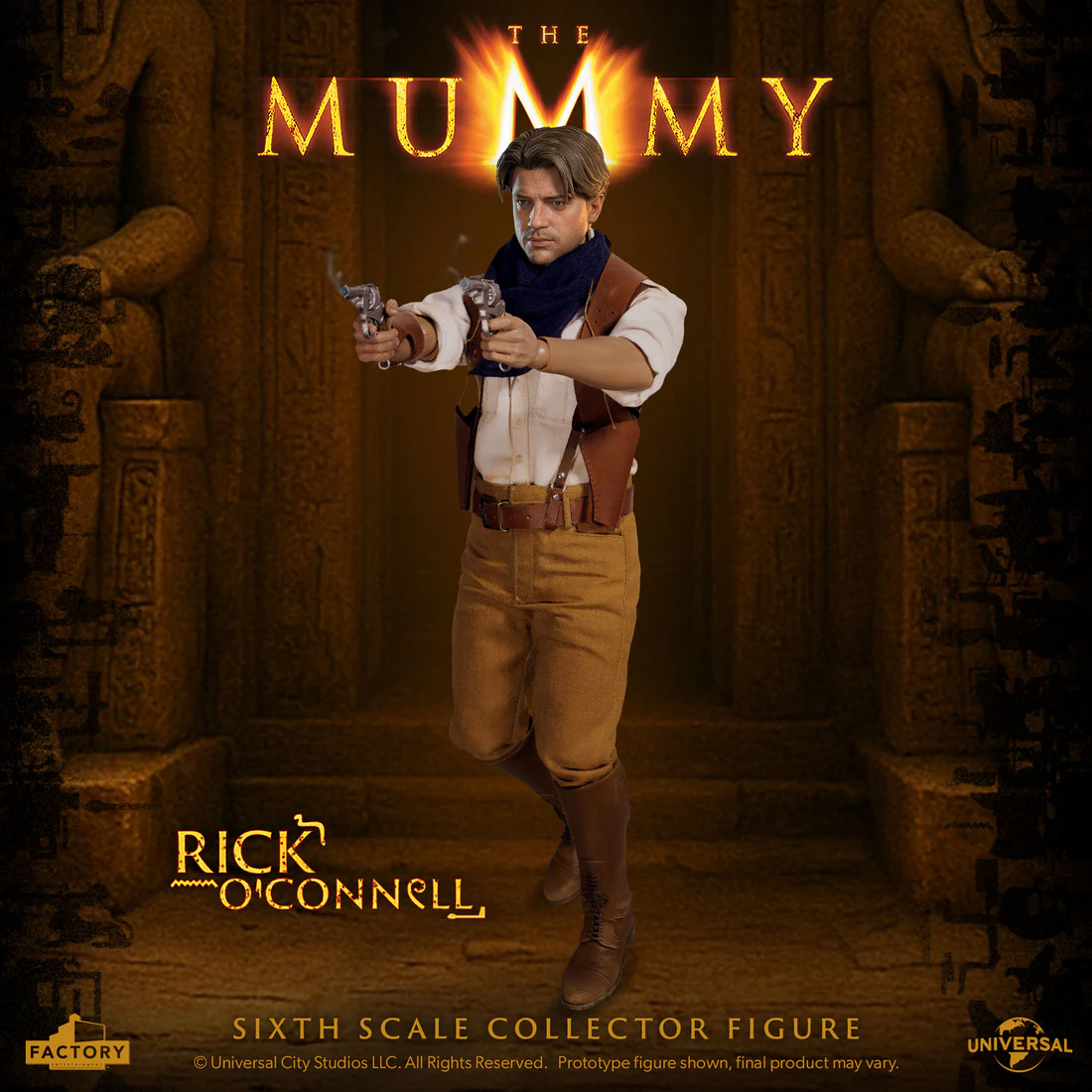 Action Figure Rick O'Connell (Brendan Fraser) em A Múmia de 1999