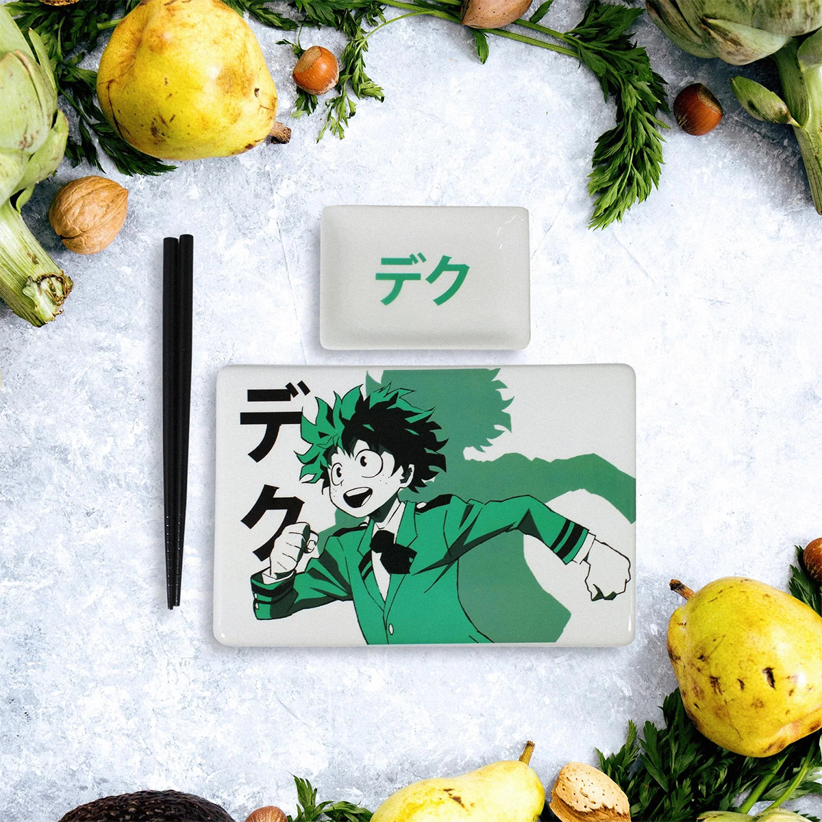 Conjunto de Sushi Deku (Izuku Midoriya) de My Hero Academia