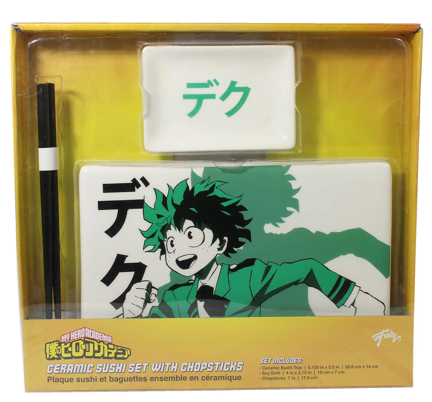 Conjunto de Sushi Deku (Izuku Midoriya) de My Hero Academia