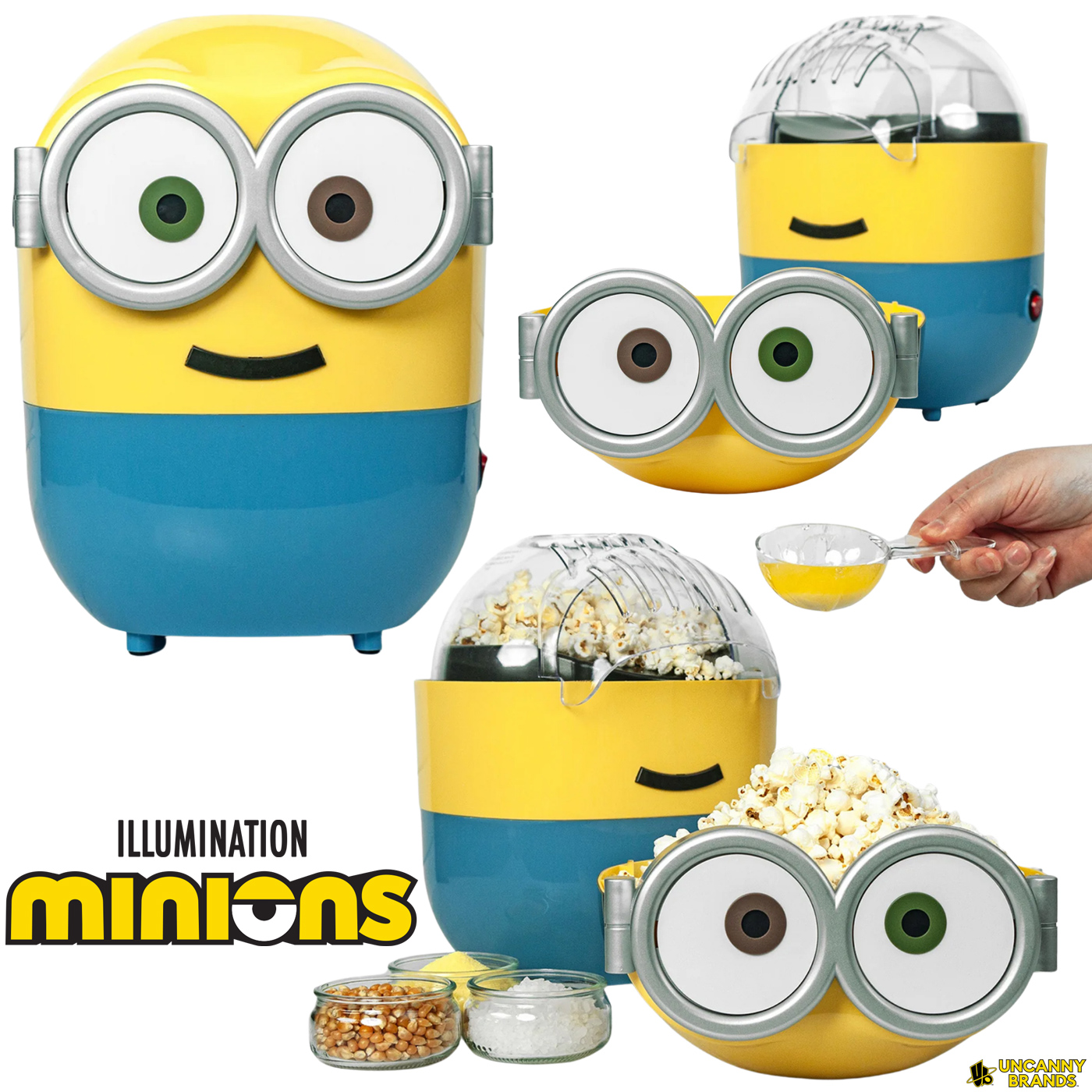 Pipoqueira Elétrica Minion Bob (Meu Malvado Favorito/Minions)