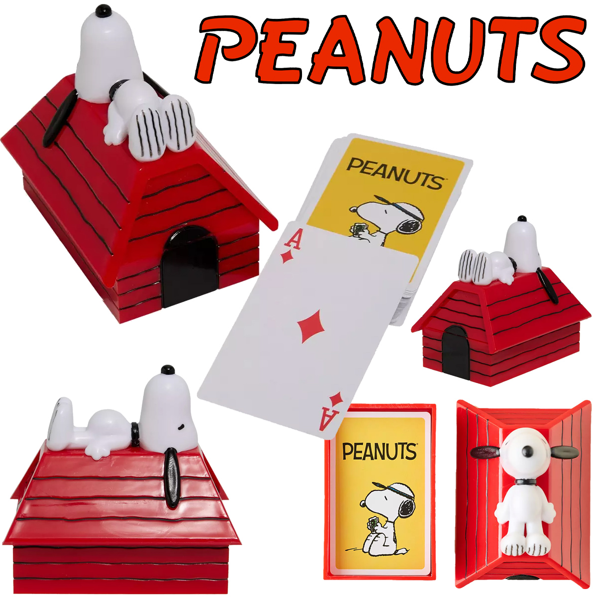 Porta-Baralho Casinha de Cachorro do Snoopy