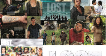 Quebra-Cabeça da Série LOST com Jack, Kate, Sawyer, Locke, Hurley, Sayid e outros