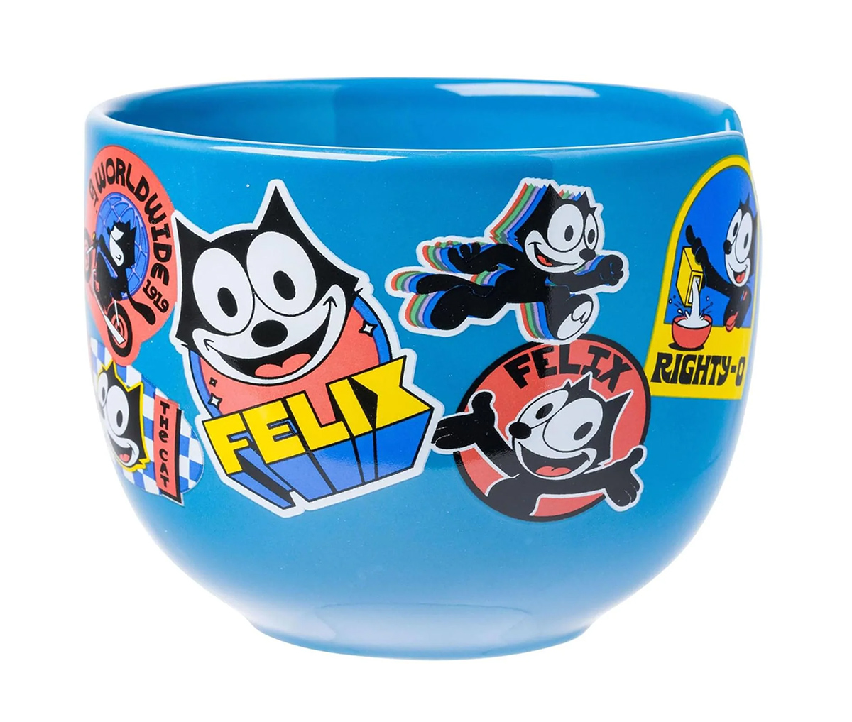 Tigela de Ramen Gato Felix com Hashis