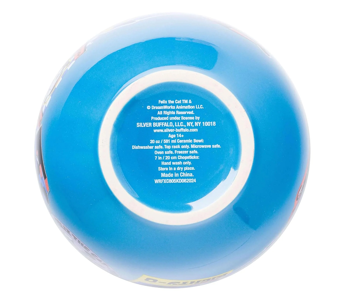 Tigela de Ramen Gato Felix com Hashis