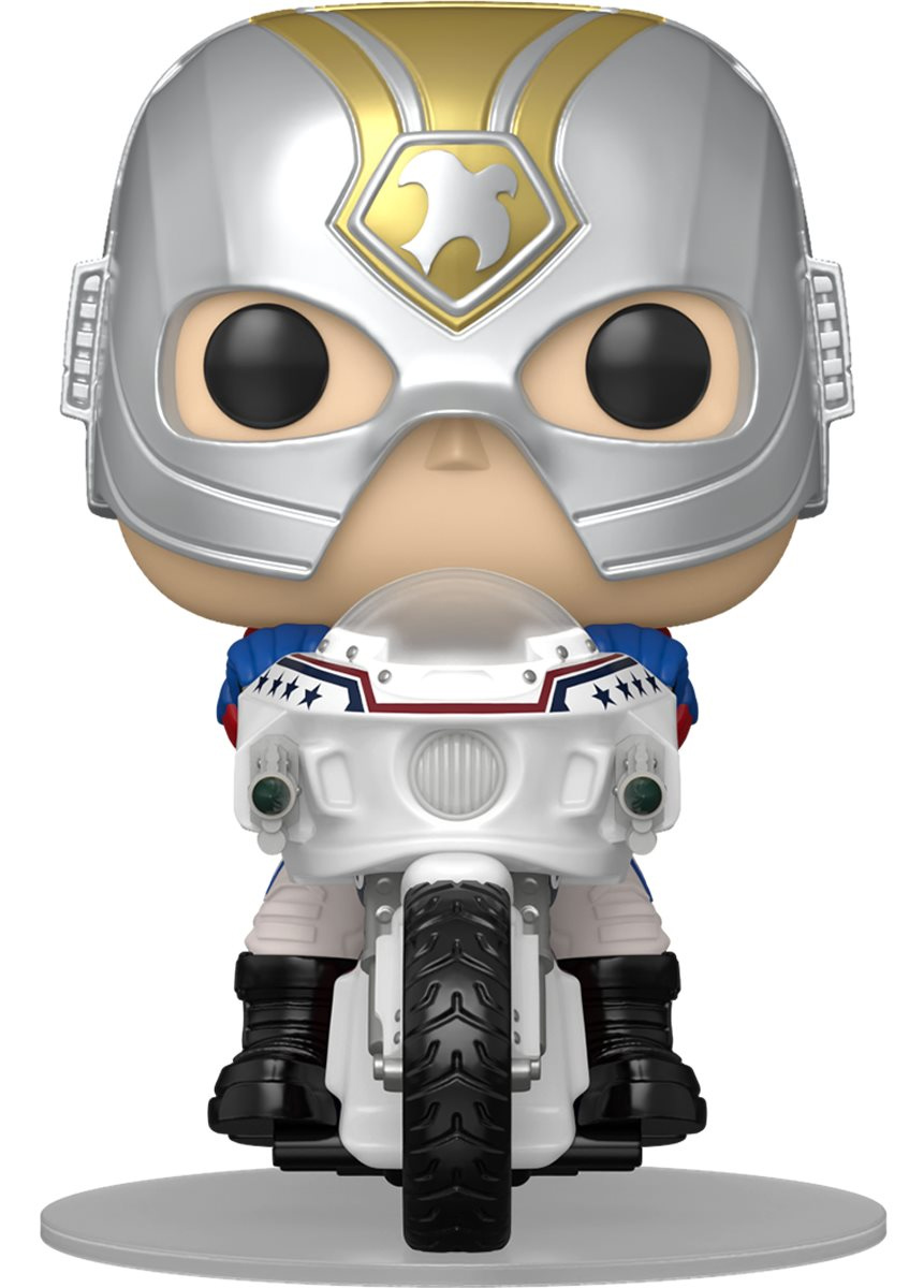 Boneco Pop! Rides Peacemaker na Moto Peacecycle