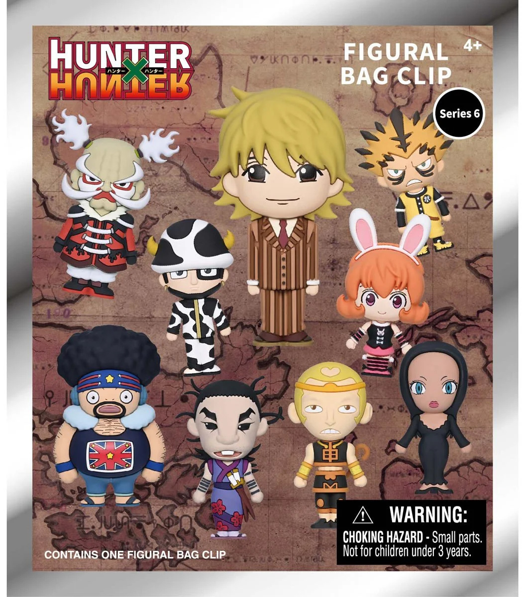 Chaveiros do Anime Hunter X Hunter 3D Figural Bag Clips