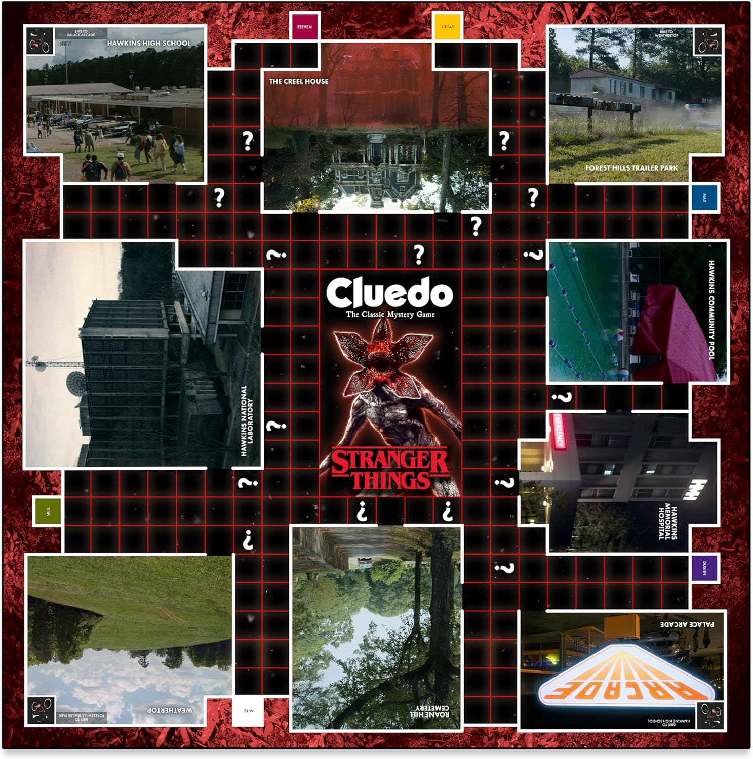 Jogo de Tabuleiro Detetive Stranger Things Cluedo
