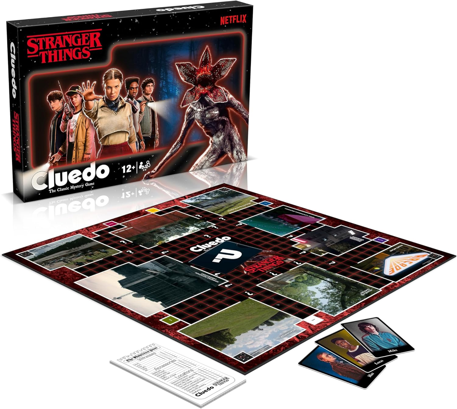 Jogo de Tabuleiro Detetive Stranger Things Cluedo