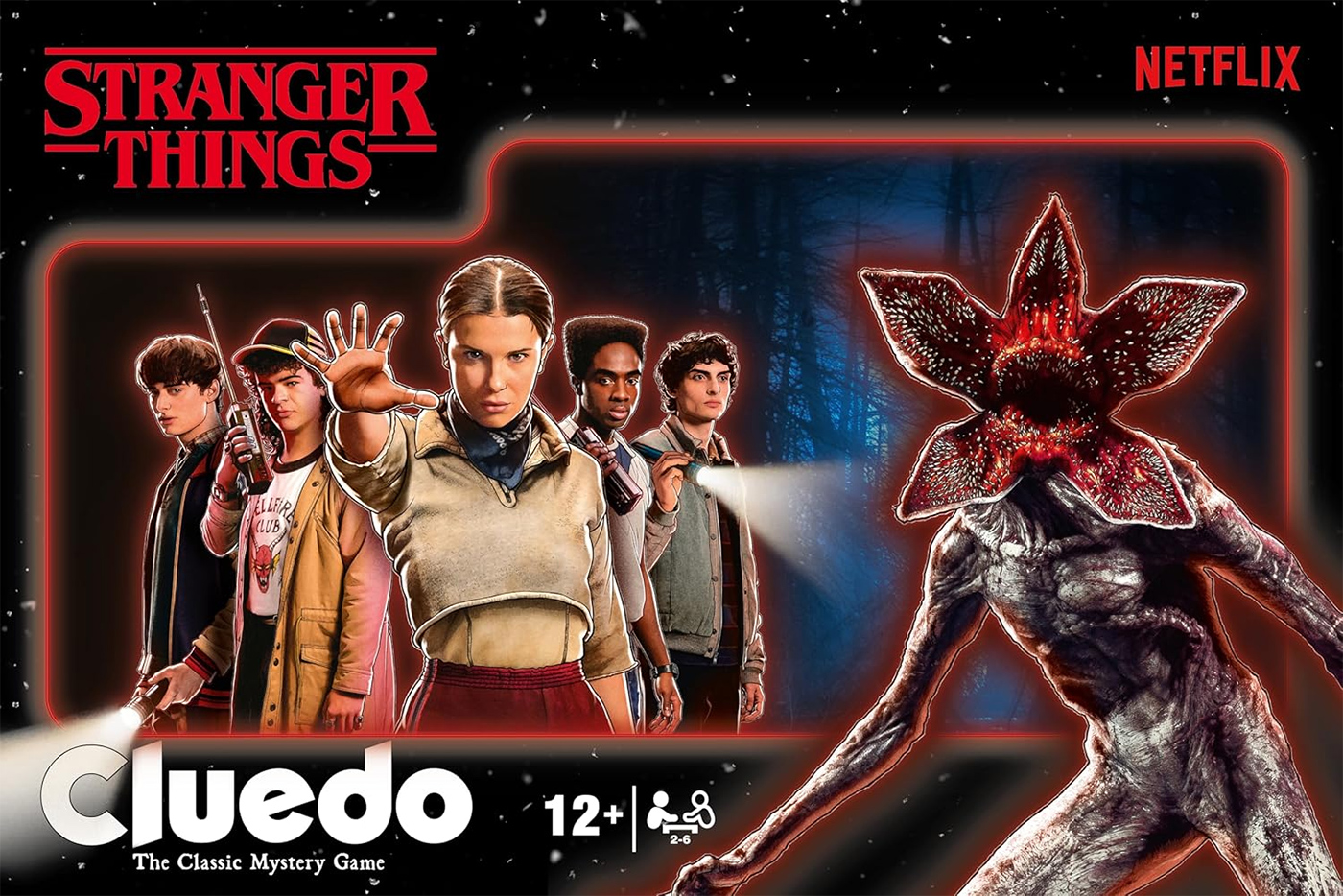 Jogo de Tabuleiro Detetive Stranger Things Cluedo