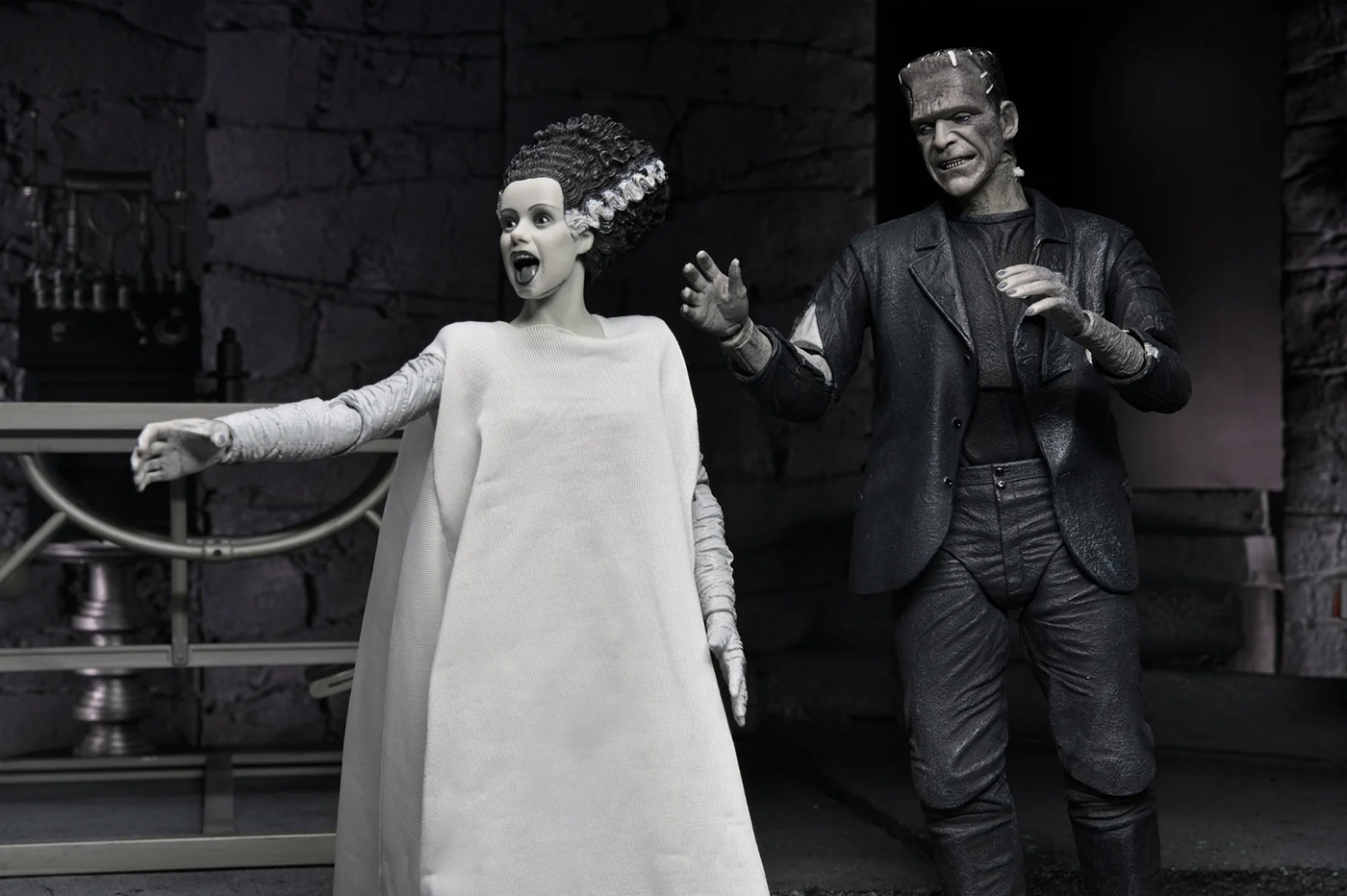 Action Figures A Noiva de Frankenstein 90 Anos em Preto e Branco