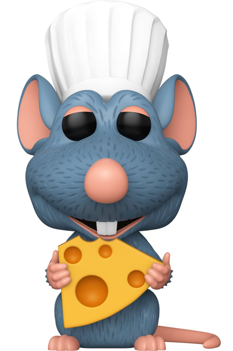 Boneco Pop! Chef Remy com Queijo do Filme Ratatouille (Pixar)