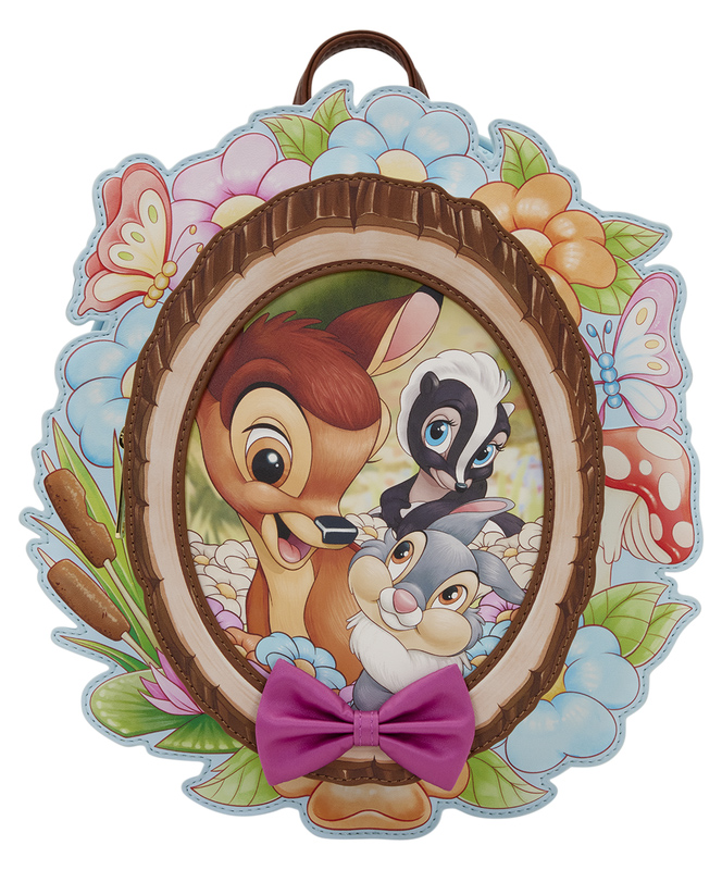 Mini-Mochila Florida com Bambi, Tambor e Flor