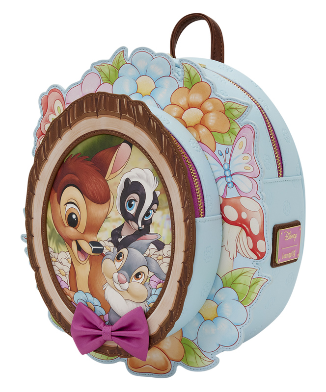 Mini-Mochila Florida com Bambi, Tambor e Flor