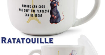 Caneca de Sopa com o Chef Remy de Ratatouille (Pixar)
