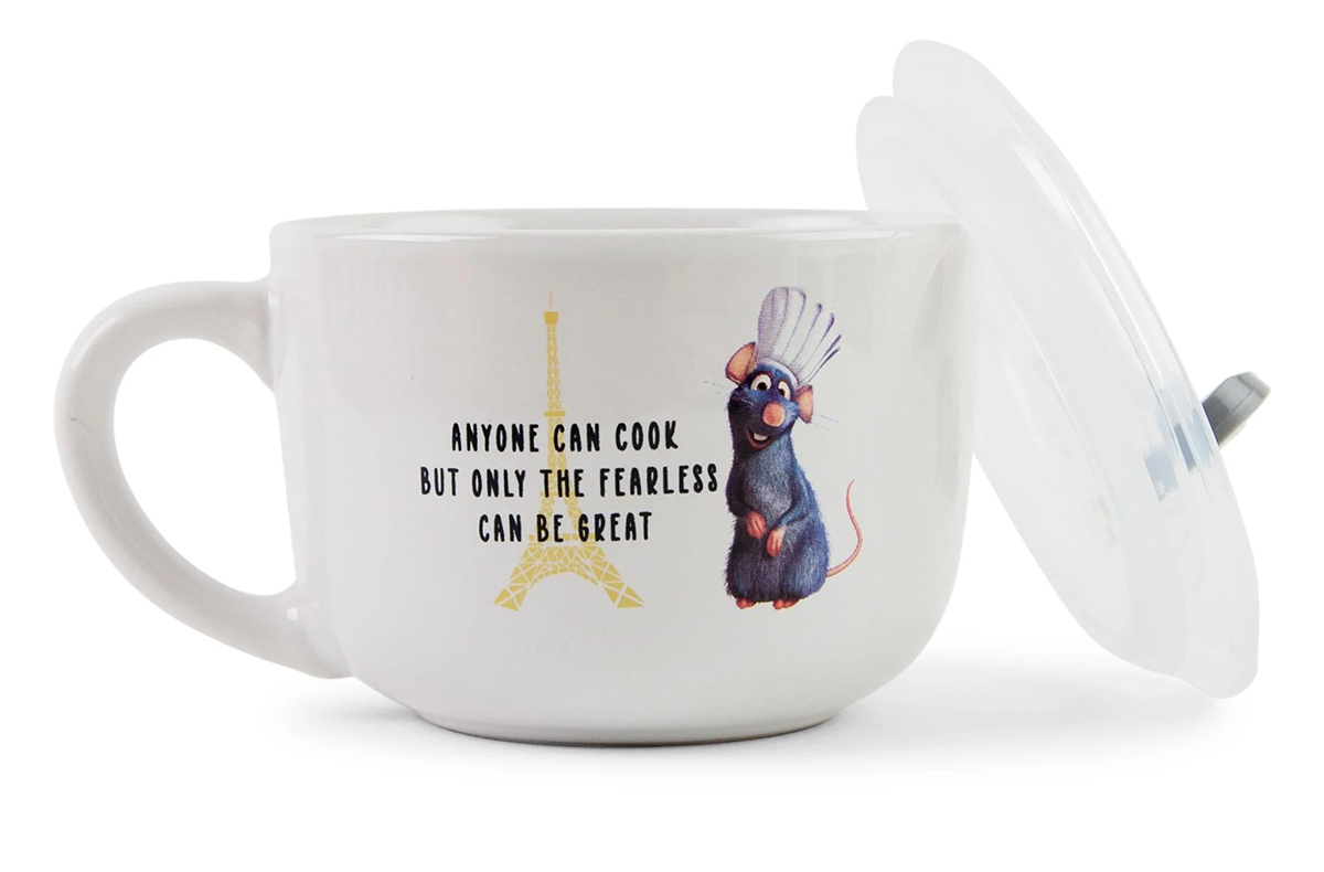 Caneca de Sopa com o Chef Remy de Ratatouille (Pixar)