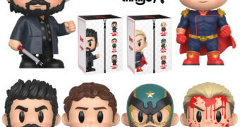 Bonecos Thrilljoy PIX! The Boys: Butcher, Hughie, Homelander e Soldier Boy