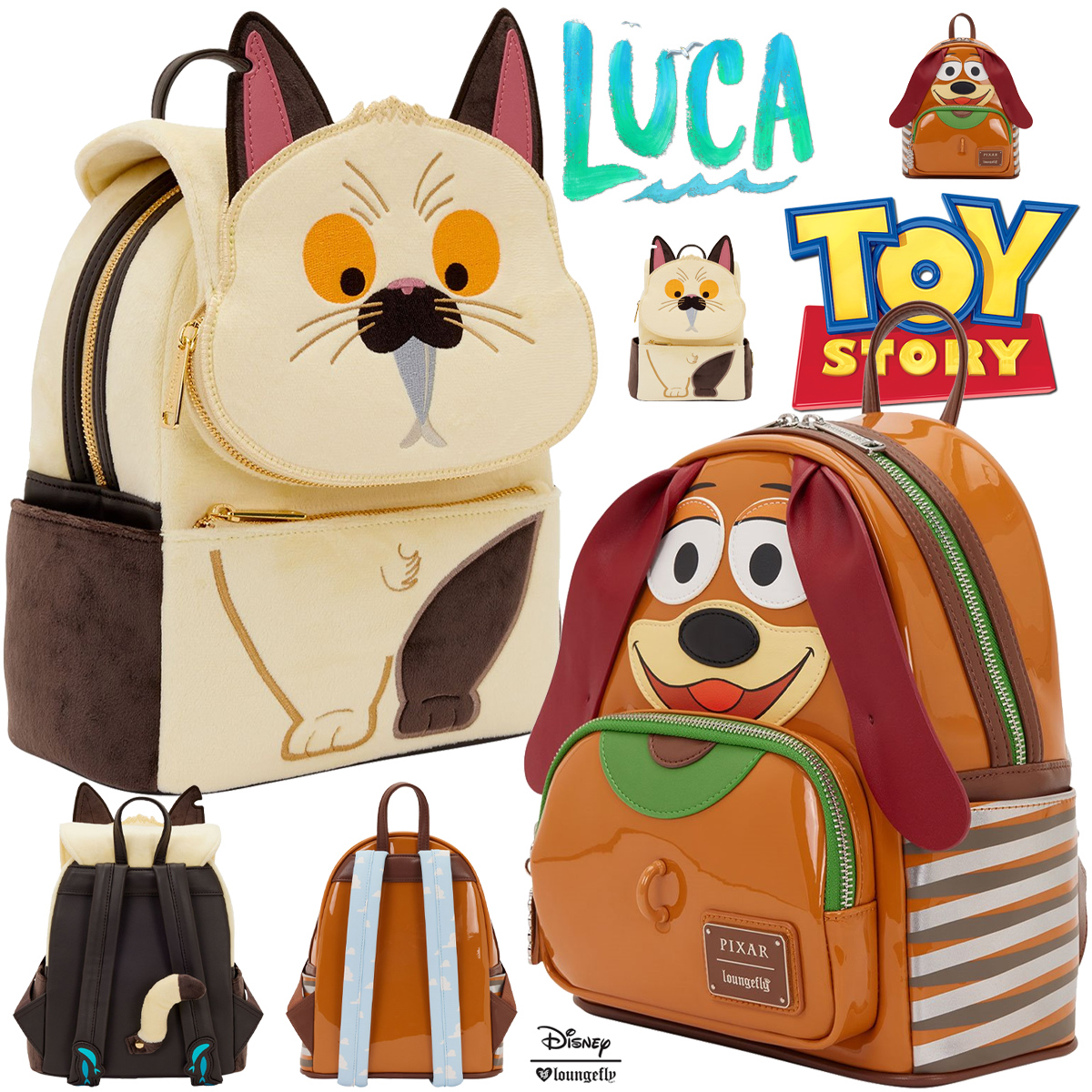 Mini-Mochilas Pixar