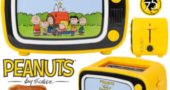 Torradeira Snoopy Peanuts com Formato de TV Retrô
