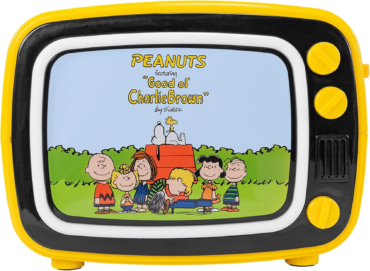 Torradeira Snoopy Peanuts com Forma de TV Retrô