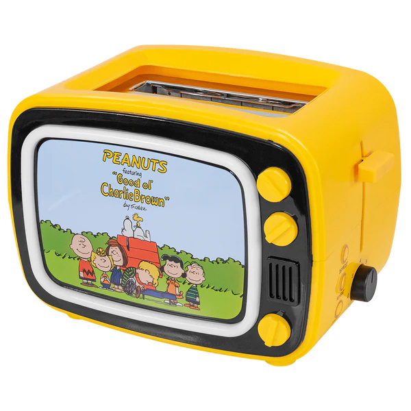 Torradeira Snoopy Peanuts com Forma de TV Retrô