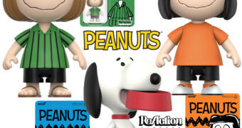 Action Figures Peanuts ReAction Série 9 com Patty Pimentinha, Marcie e Snoopy